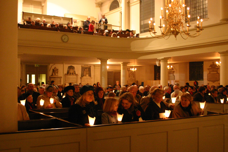 A service by candlelight